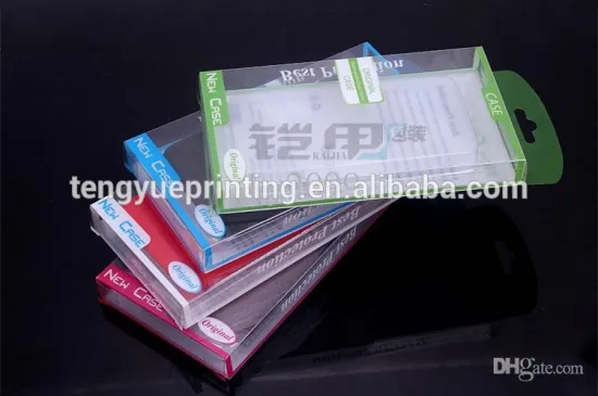 Soft fold recyclable clear plastic packaging box