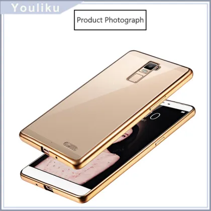 electroplate tpu soft shell for oppo r9 plus transparent back cover for oppo neo 7