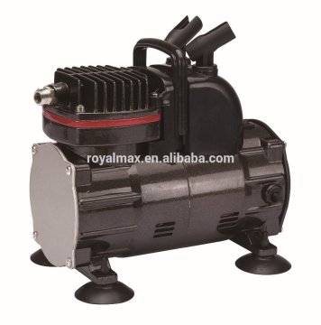 Professional piston type and oil free airbrush compressor for making up ,nail painting ,body painting ,arts and crafts etc.
