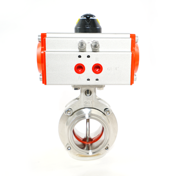 304 stainless steel quick installation butterfly valve