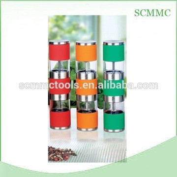 Colorful Manual 2 in 1 Salt And Pepper Mill