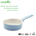 Pentole da cucina in ceramica antiaderente con utensili da cucina