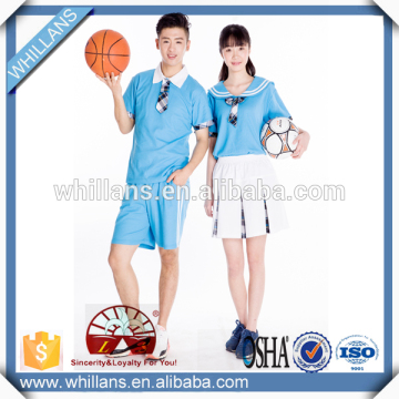 2015 fashion style cheap custom Cheerleaders uniforms with sublimation