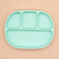 Placă de aspirație divizată din silicon ovală cu 4 compartimente