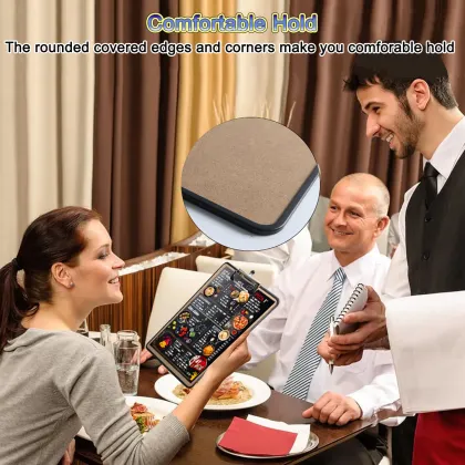 Officemate Recycled Wood Clipboard with Pen Clip, Low Profile Hardboard A4 File Folder for School