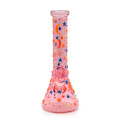 Pink Night Glow Starry Moon Glass Bong