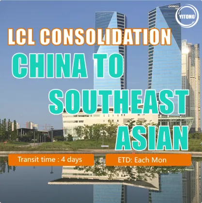 Direct LCL Sea Transport to Southeast Asia DAP DDU DDP Thailand Indonesia Malaysia Singapore Philippines Vietnam