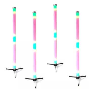 360 Degree DMX512 RGB LED Stage Tube Lights for DJ Clubs and Parties