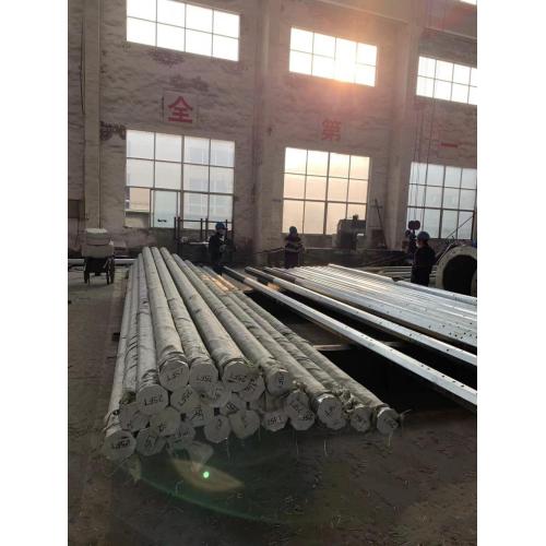 Steel Pole With Asphalt Coating 25FT hot dip galvanized steel pole Supplier