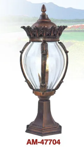 Antique Aluminum Garden Light