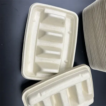 Eco-Friendly Biodegradable Bagasse Food Container Taco Box