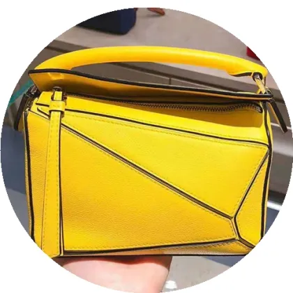 New geometric bag women's leather hand-held one-shoulder diagonal pillow bag