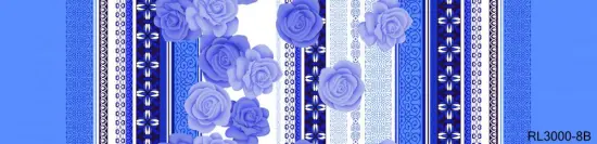 Washed Cotton Fabric With Disperse Print Home Textile