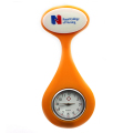 Unisex Pure Silicone Nurse Lapel Watch