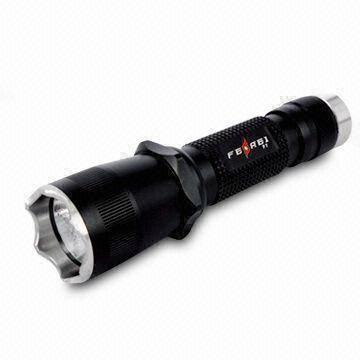 3W Cree XP-G R5 LED Flashlight with 335lm Maximum Luminous Flux and Rechargeable Lithium-ion Battery