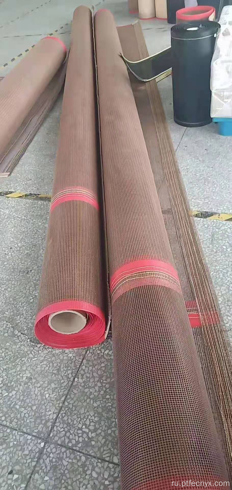 PTFE открытая сетка ткань тройной уток