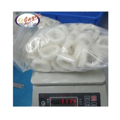 Tasty Frozen Pacific Squid Rings Dia3-7cm