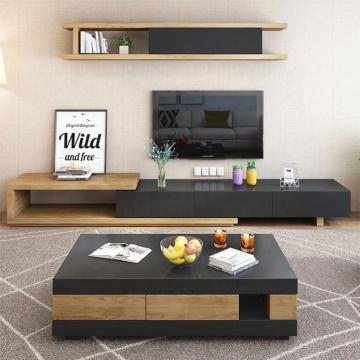 Modern Wooden TV Stand for Living Room - 2020 New Design