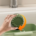 Kitchen Sink Rotating Suction Press Drain Basket