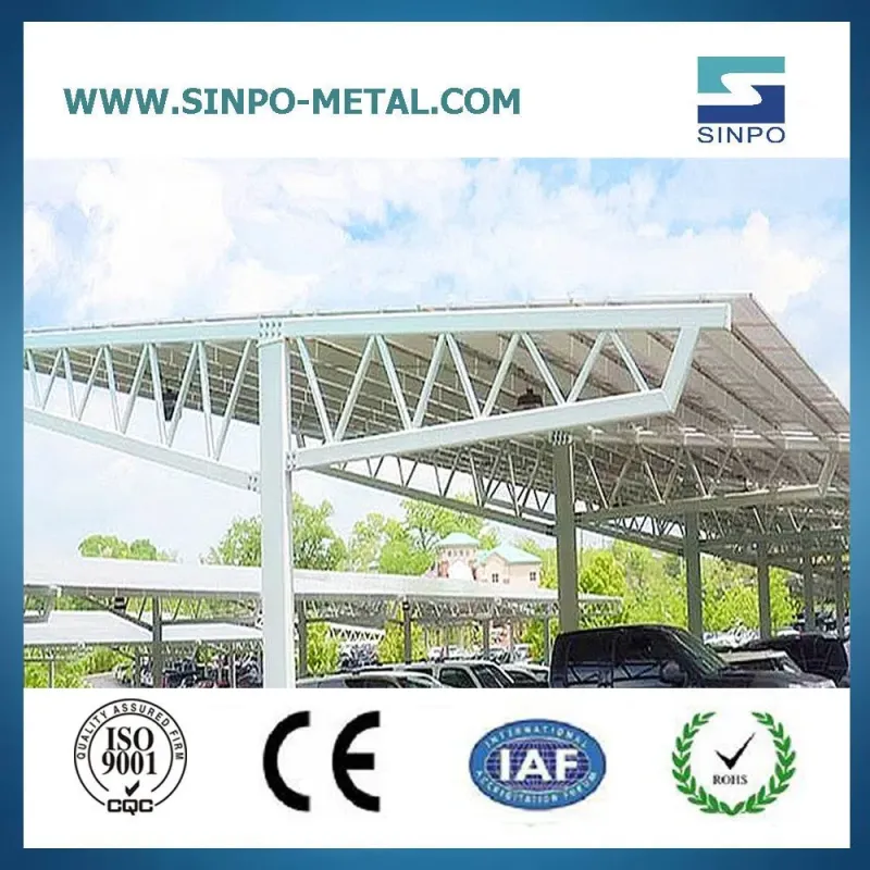 Solar Carport Mounting Bracket Structure