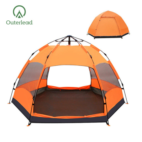 Tenda da campeggio per la famiglia all'aperto impermeabile