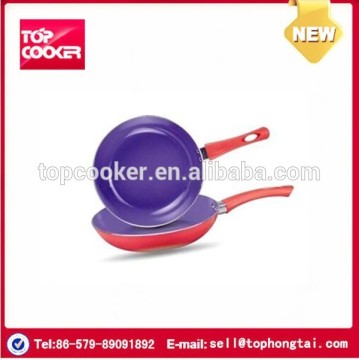 Aluminium color non-stick coating ruhru fry pan sizes