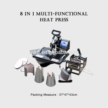 MEIKEDA 8-in-1 Multi-functional heat press machine