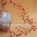 Branche d&#39;arbre de baies rouges de perle acrylique pour centres de table