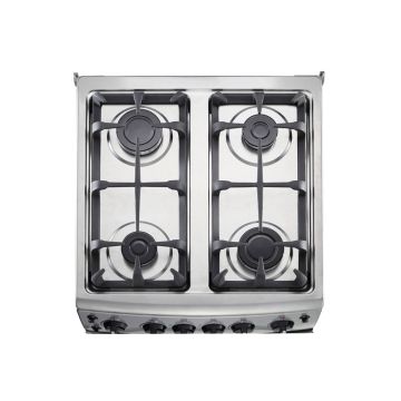 4 Burners Stainless Gas Oven With Glass Door