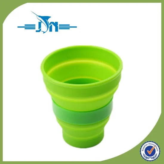 Outdoor tourism supplies silicoen foldable cup