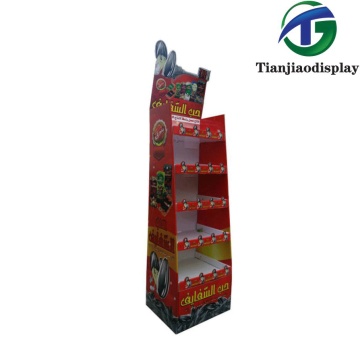 Multi-layer Trapezoidal Paper Display Stand