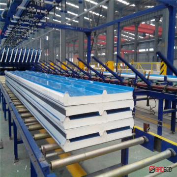 Fireproof Material PU Ceiling Sandwich Panels PU Sandwich Panels For Greenhouse