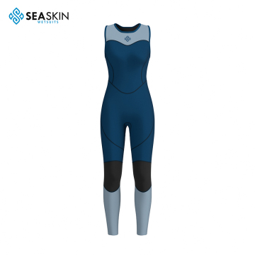 Muta lunga Jane da donna con chiusura in velcro Seaskin - Calda termica in neoprene senza maniche | Durevole per SUP Paddleboarding Wakeboarding