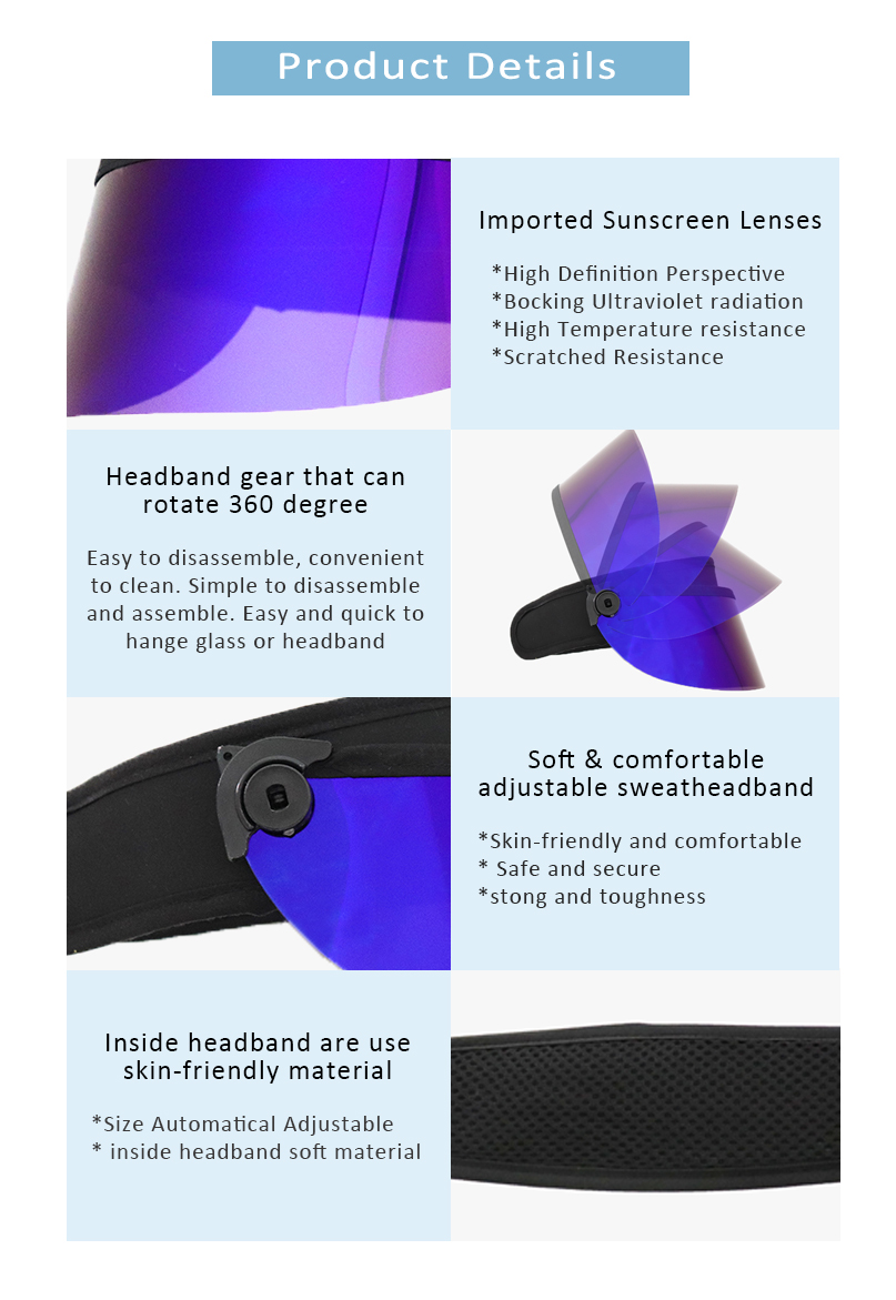 Purple Fashion Visor