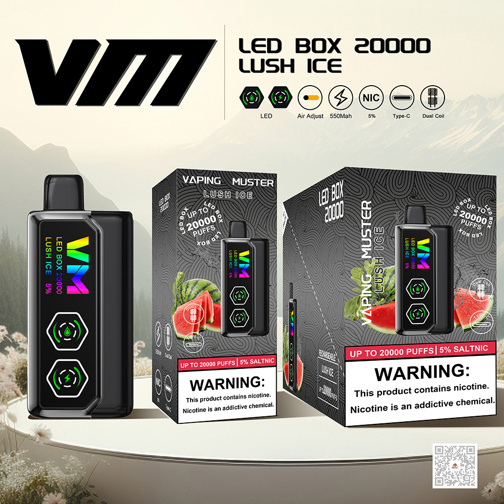 LED box e-cigarette 20000