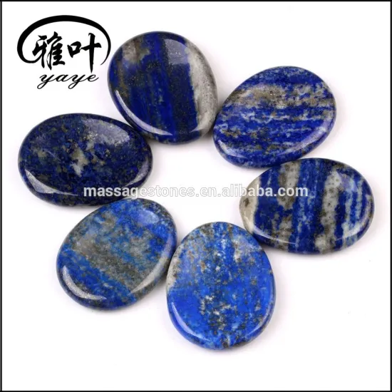 Natural bulk semi precious gemstone thumb massage worry stone