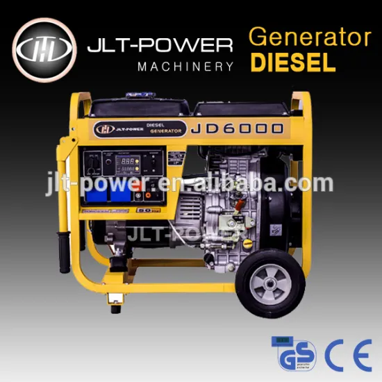5KW Portable Diesel Generator with wheels