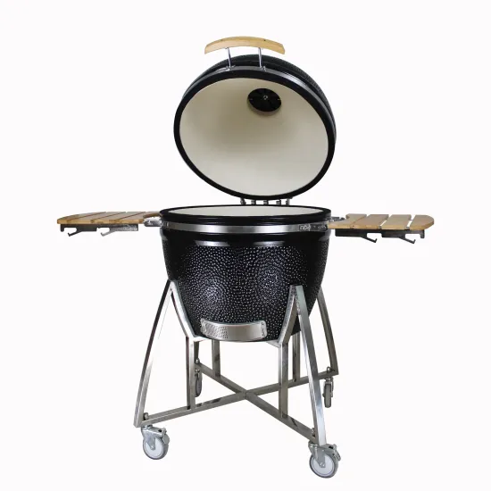 Auplex Big Green Kamado Ceramic 27 Outdoor Cooking BBQ Egg Charcoal Smoker Barbecue Grill