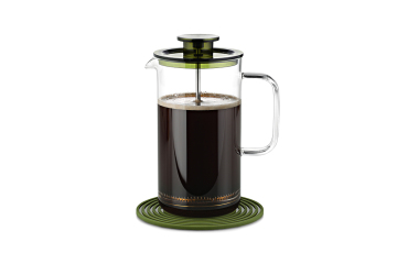 NEW DESIGN! Borosilicate Glass Press Coffee Tea Pot