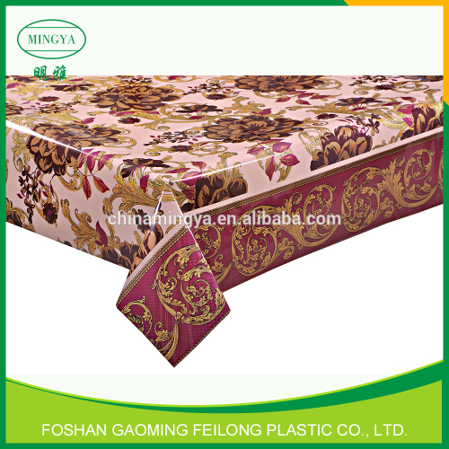 Beautiful Popular Pvc Printed Pvc Tablecloths For Restaurant