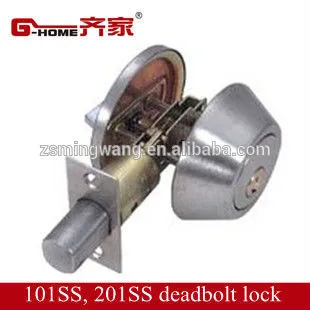 stainless steel single side deadbolt lock