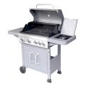 Anthrazitgrau 4 Brenner Gasgrill