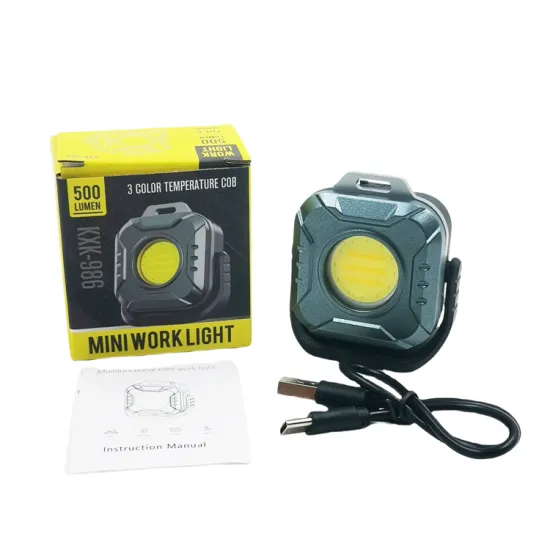 360 Degree Rotating Mini COB LED Rechargeable Keychain Work Light