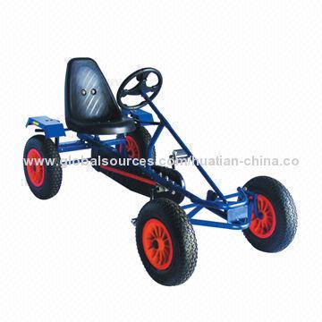 Go Kart with Heavy-duty Frame and Durable Steel Fender