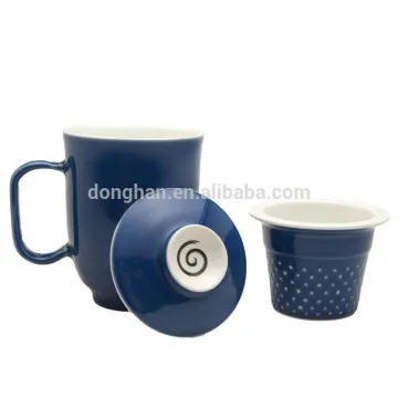 Tea Cup Lid with infuser for gift