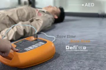 Handheld Defibrillator with 4-Mode AED Training