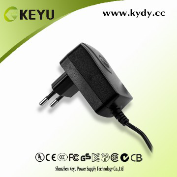 25W Switching Power Adapter with 90 to 264V AC Input Voltage and 1.3A