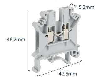 Blok Terminal Skru Universal DIN Mounted UK 3n