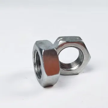 3/4"-16 Thread Hex Jam Nut - Low Carbon Steel Zinc Plated Thin Nuts