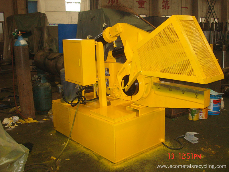 Small Movable Metal Scraps Crocodile Shearing Machine